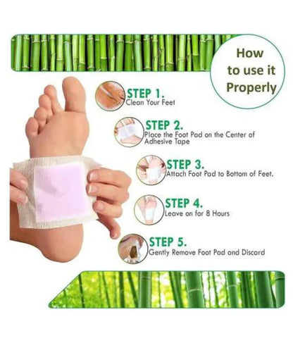 10 Pcs Foot Detox Patch, Detoxification Foot Sticker,