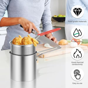 Stainless Steel Deep Fry Frying Pot