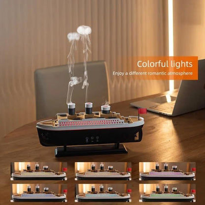Titanic Steam Ship Design Humidifier Diffuser for Home